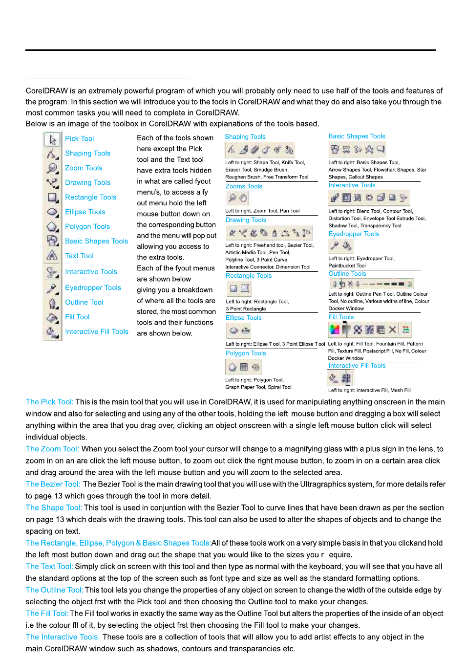 Coreldraw overview | Xpres Cut Lite User Manual | Page 9 / 21