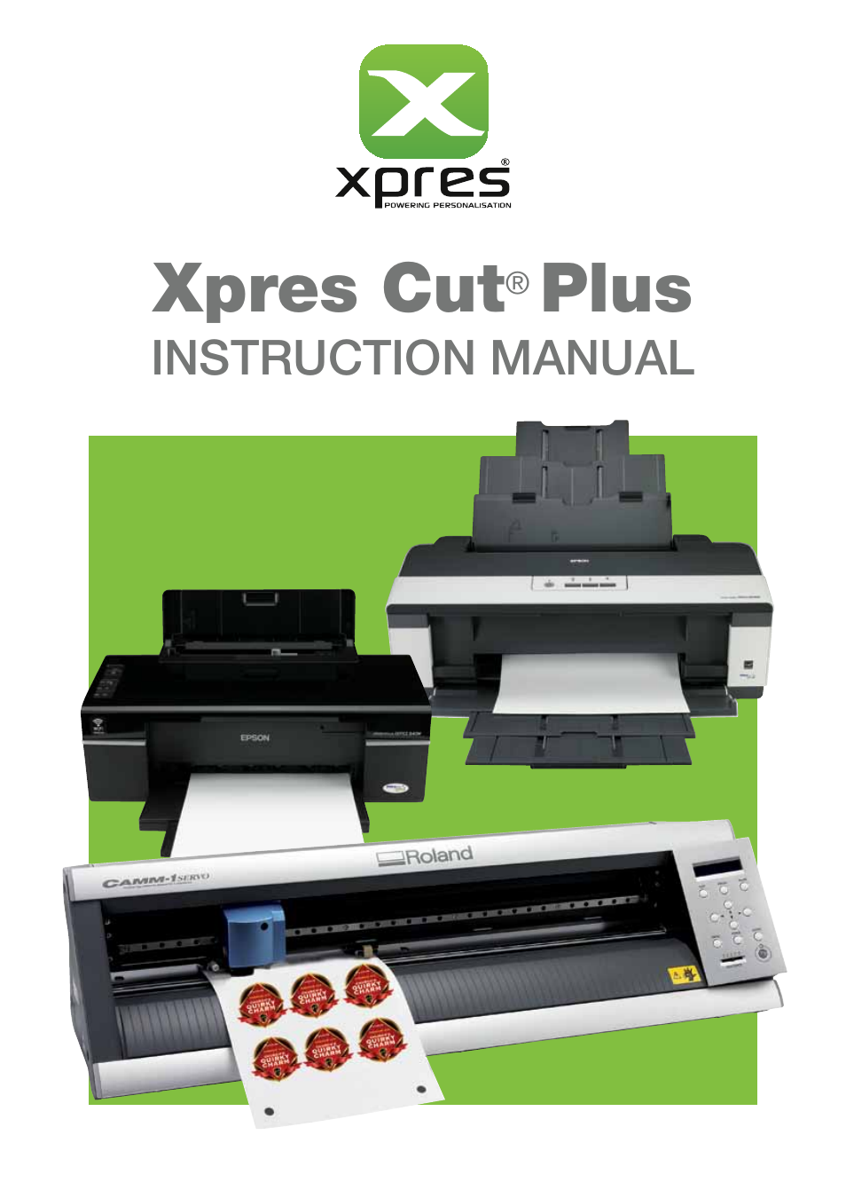 Xpres Cut Plus: Ultragraphics Roland GX-24 Manual User Manual | 16 pages