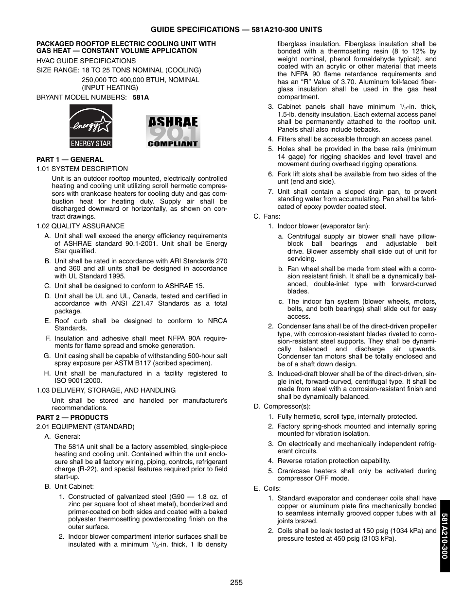 581a210-300 | Bryant 581A/B User Manual | Page 255 / 268