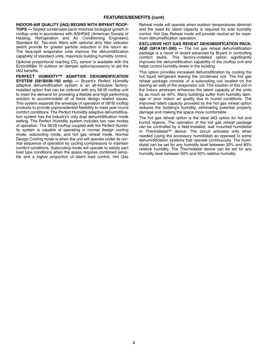 Bryant 581A/B User Manual | Page 4 / 268