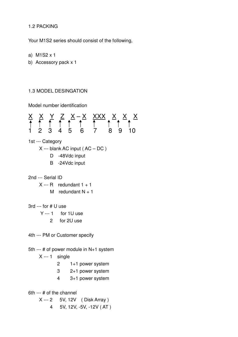 Zippy M1S2-5500V4H User Manual | Page 2 / 12