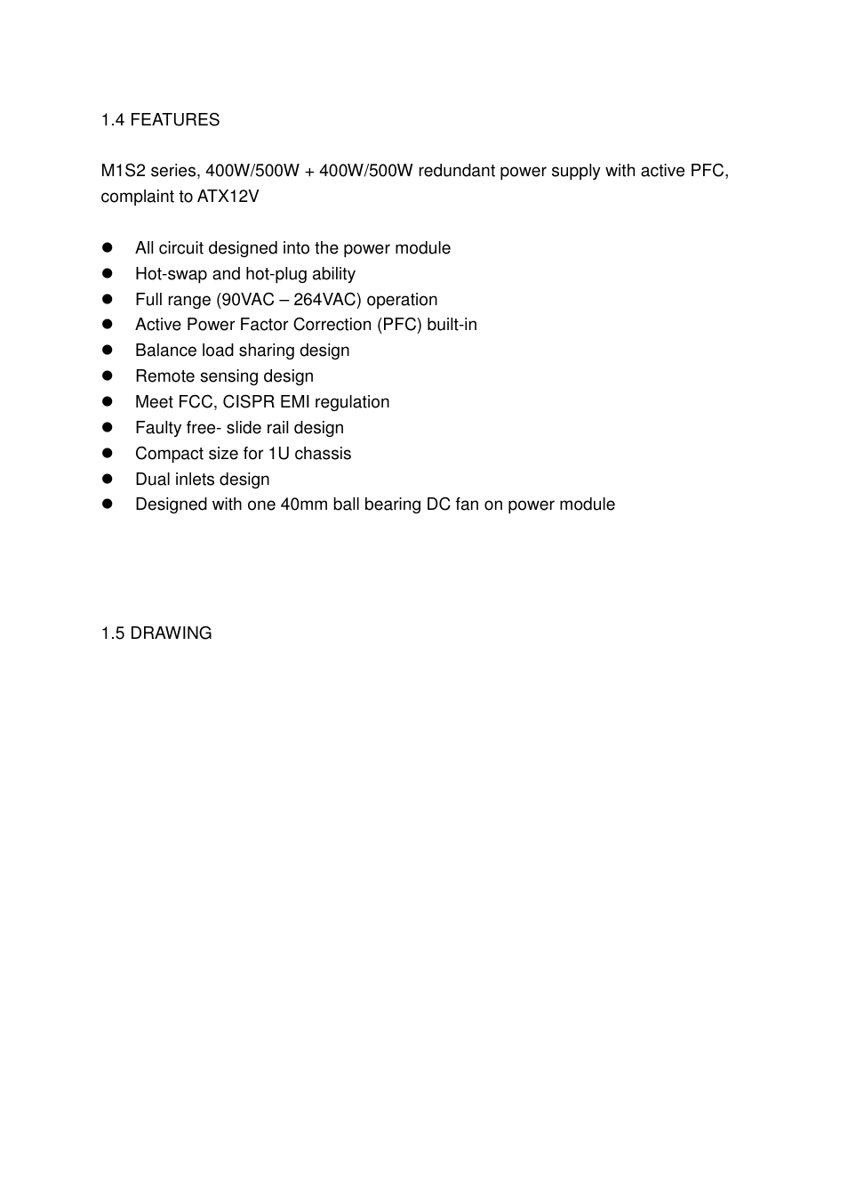 Zippy M1S2-5500V4H User Manual | Page 4 / 12