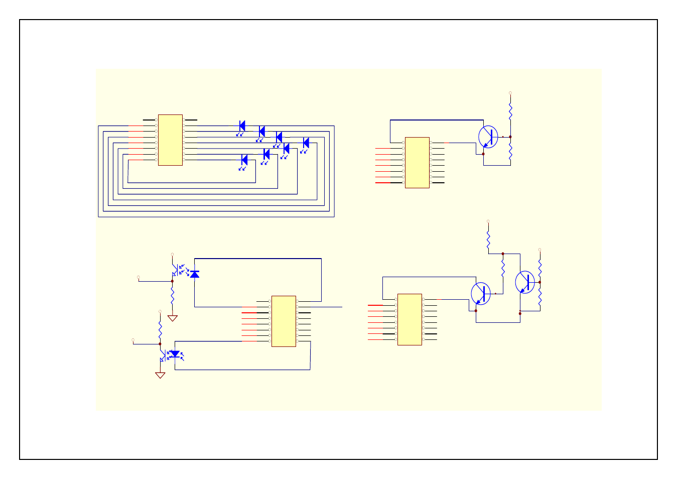 Led indicate application circult, Isolation application circult, H level buzzer reset | Application circult | Zippy RHI-6460P User Manual | Page 23 / 25