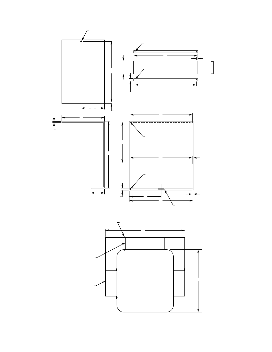Baffle, Support, Baffle assembly | Fig. 1—wind baffle construction for reliant units | Bryant R-22 User Manual | Page 4 / 52