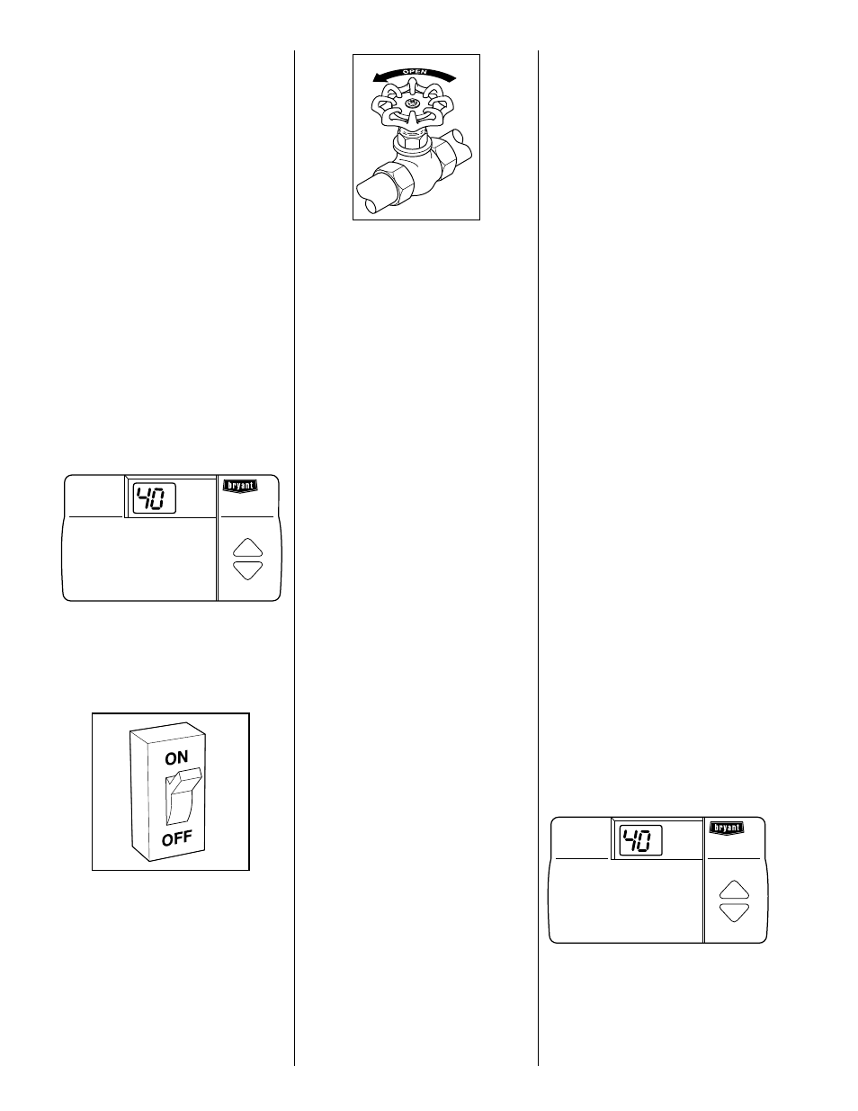 Steps for starting your furnace, Shutting down your furnace | Bryant 369AAN User Manual | Page 5 / 8