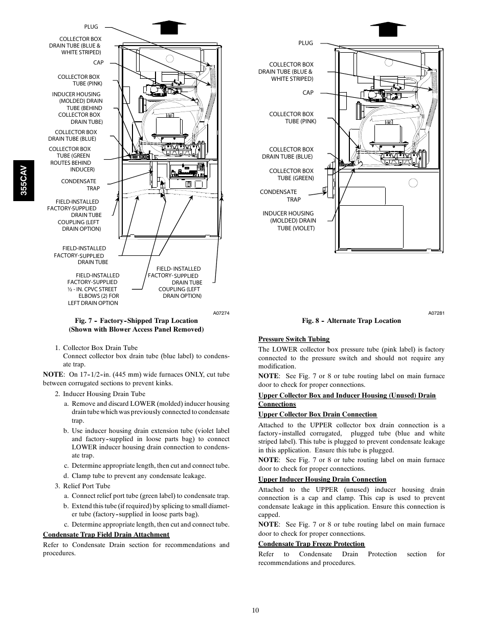 Bryant SERIES A 355CAV User Manual | Page 10 / 62