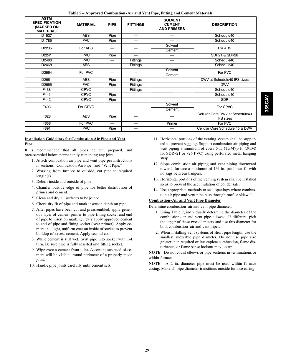 Bryant SERIES A 355CAV User Manual | Page 29 / 62