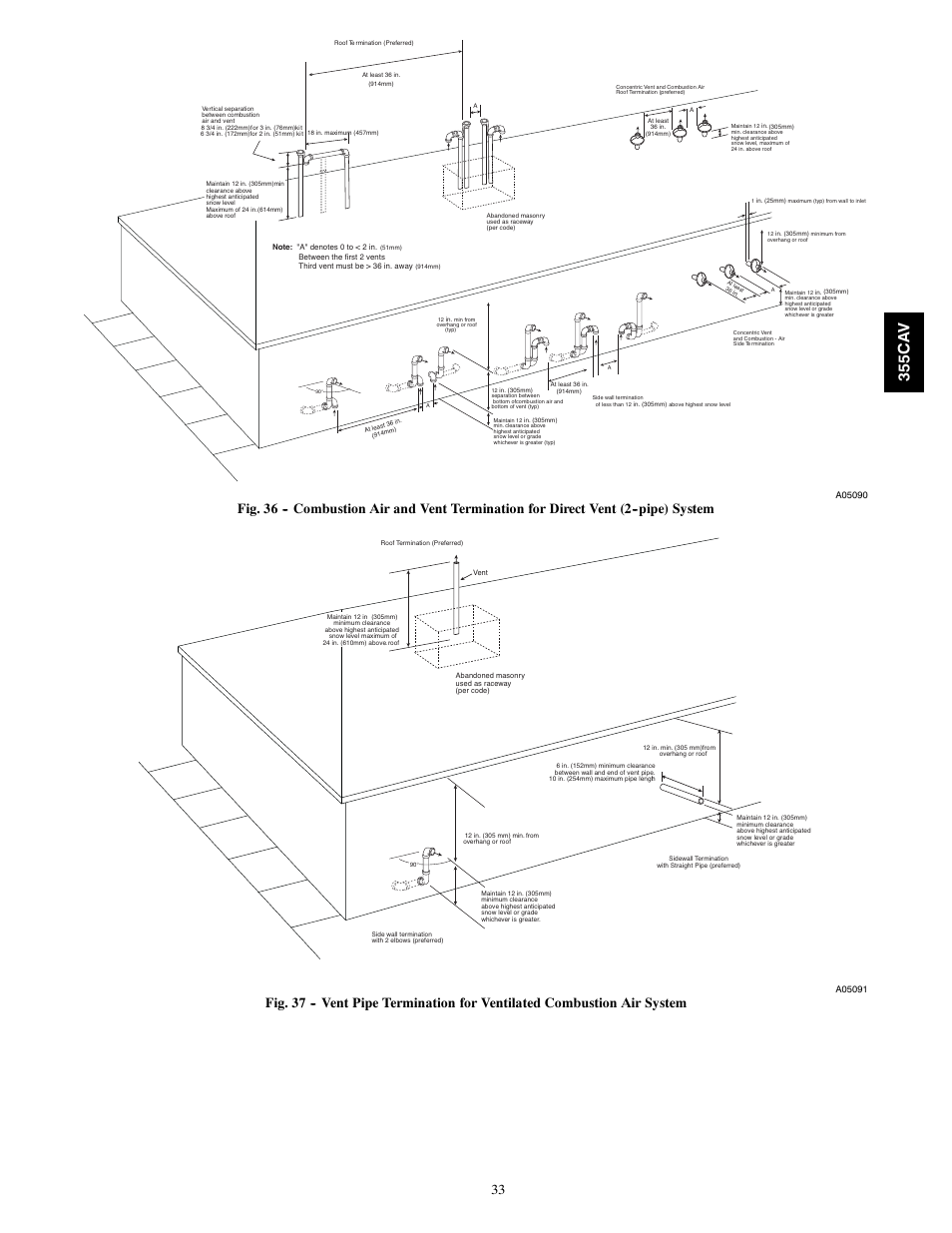 355c a v | Bryant SERIES A 355CAV User Manual | Page 33 / 62