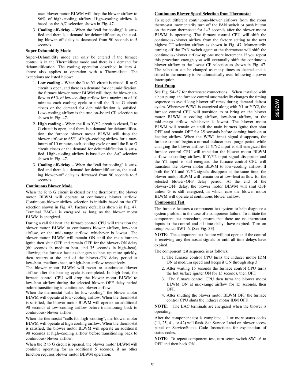 Bryant SERIES A 355CAV User Manual | Page 51 / 62