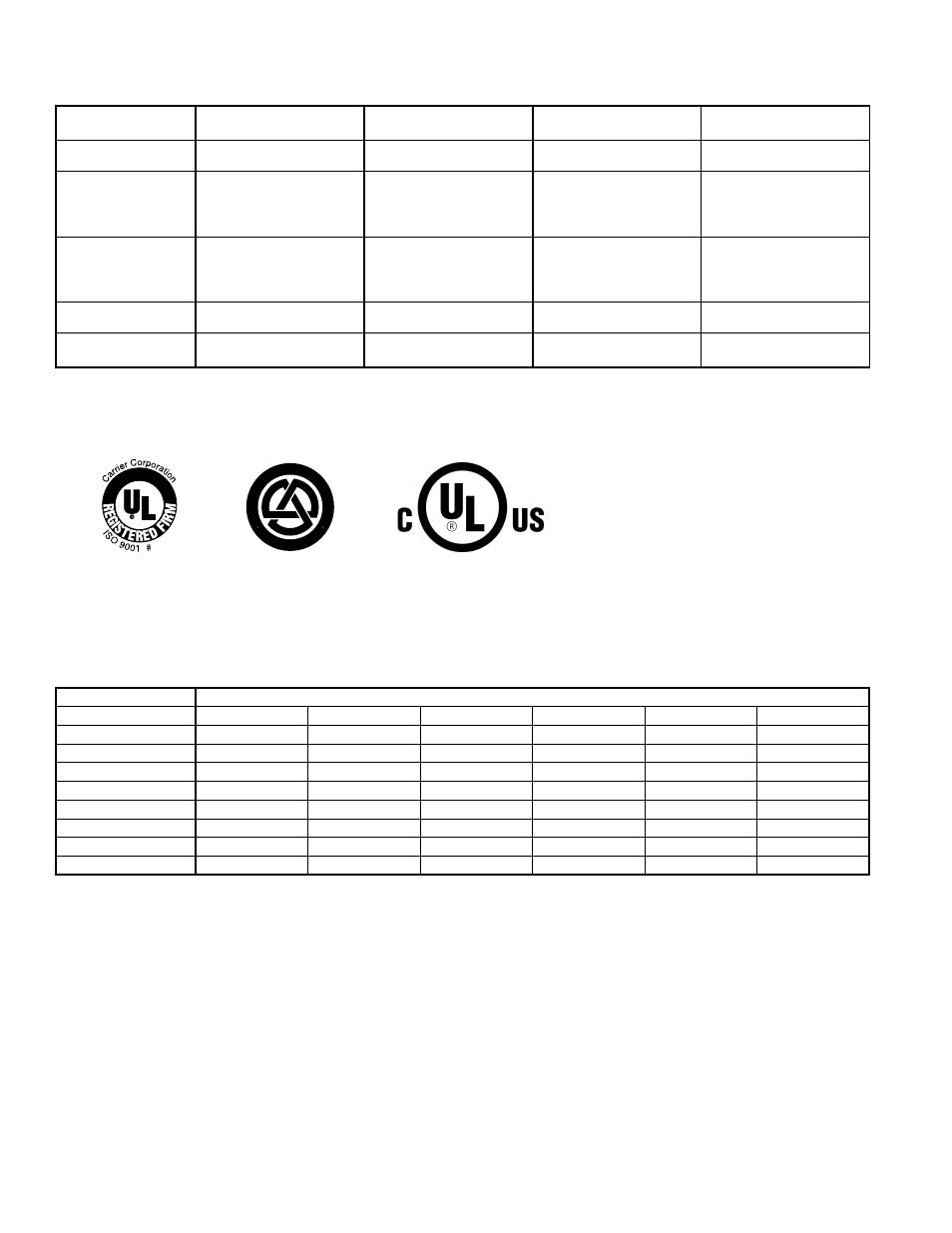 Outdoor sound: octave band data — decibels (lw(a)) | Bryant PURON 583B User Manual | Page 4 / 28