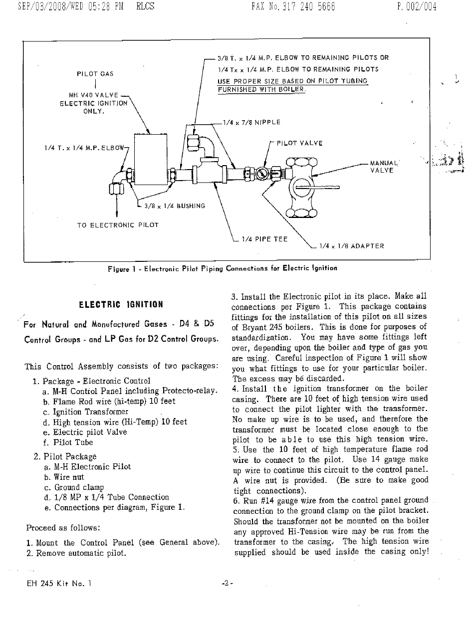 Bryant Model 245 User Manual | Page 2 / 4