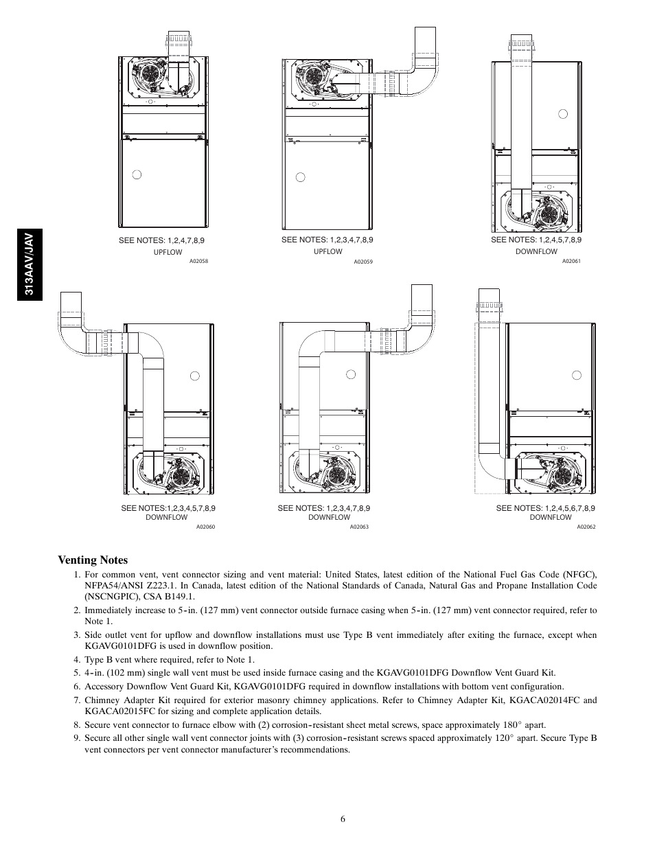 Bryant 313AAV/JAV User Manual | Page 6 / 12