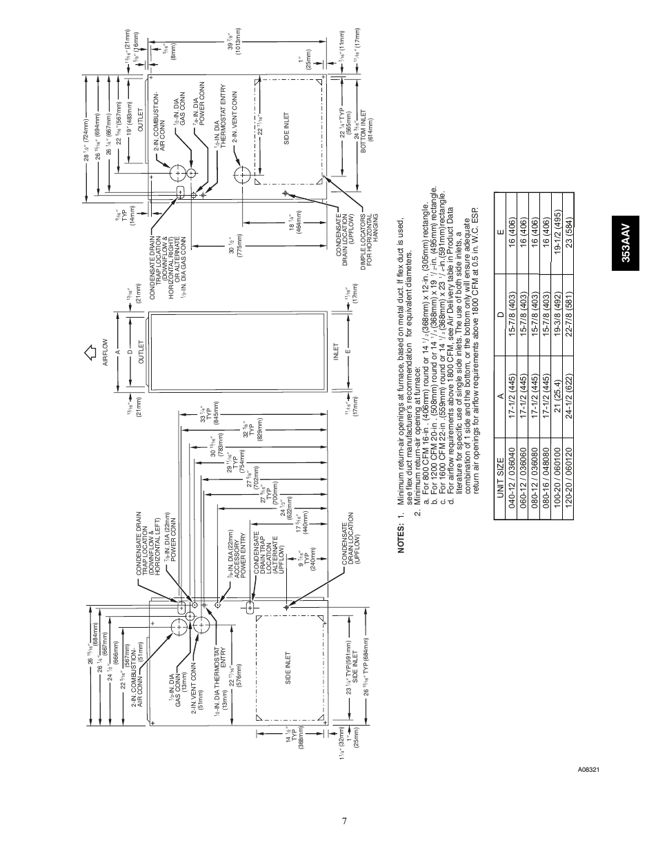 353aa v | Bryant PLUS 90X 353AAV User Manual | Page 7 / 22