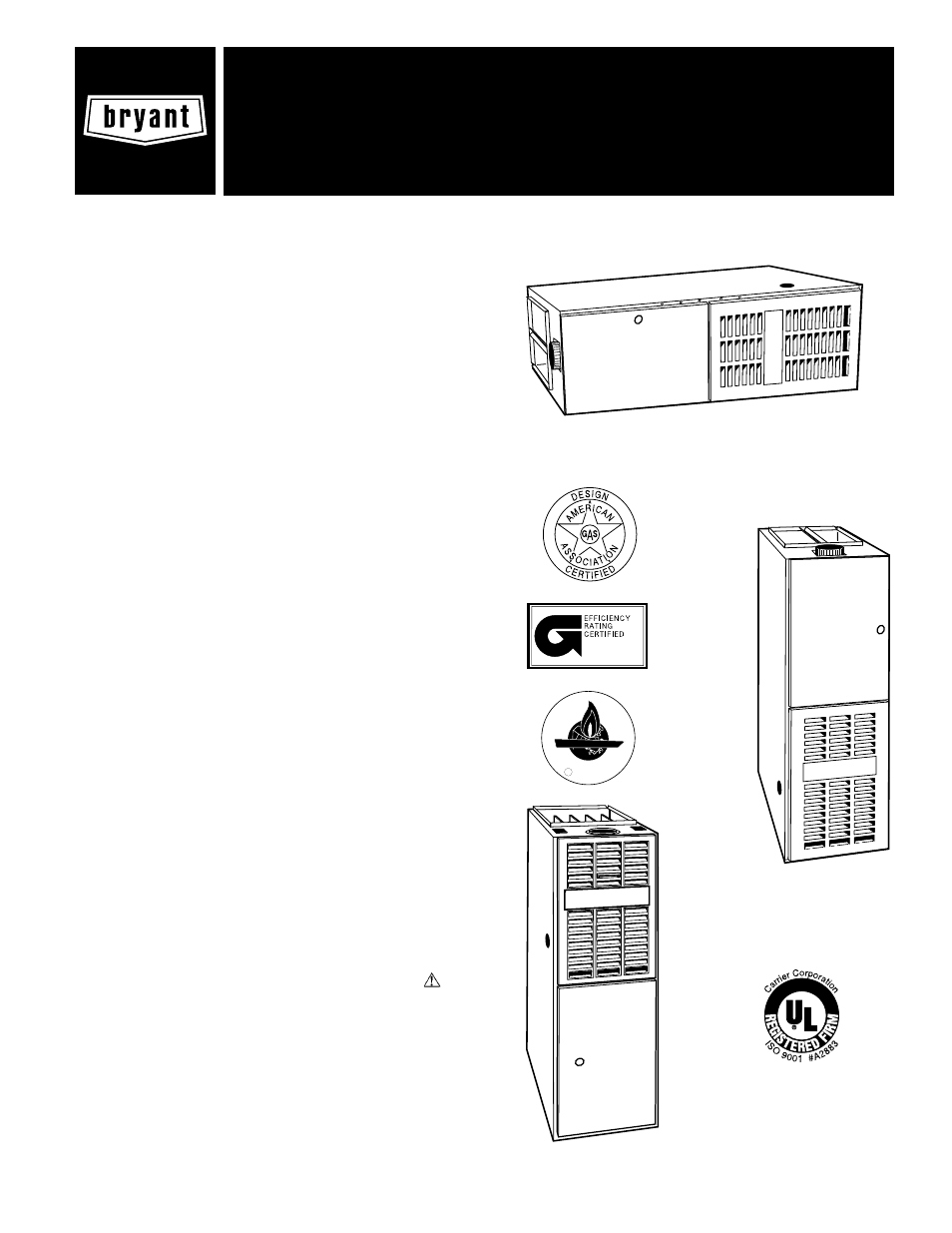 Bryant 395CAV User Manual | 12 pages