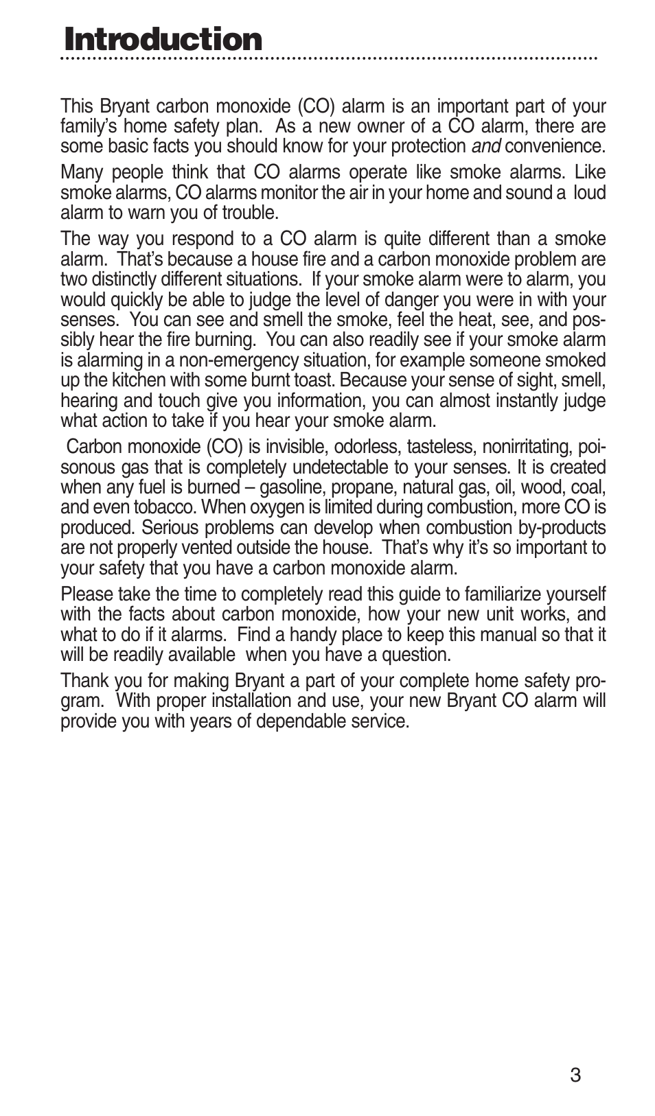 Introduction | Bryant KN-COPP-3-RC User Manual | Page 6 / 35