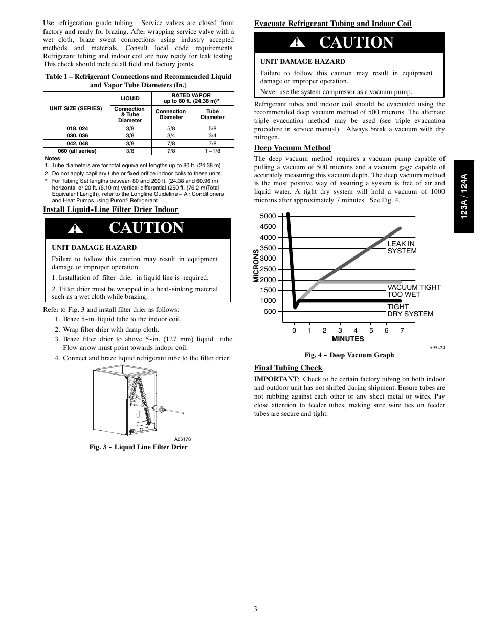 Caution | Bryant s 123A User Manual | Page 3 / 6
