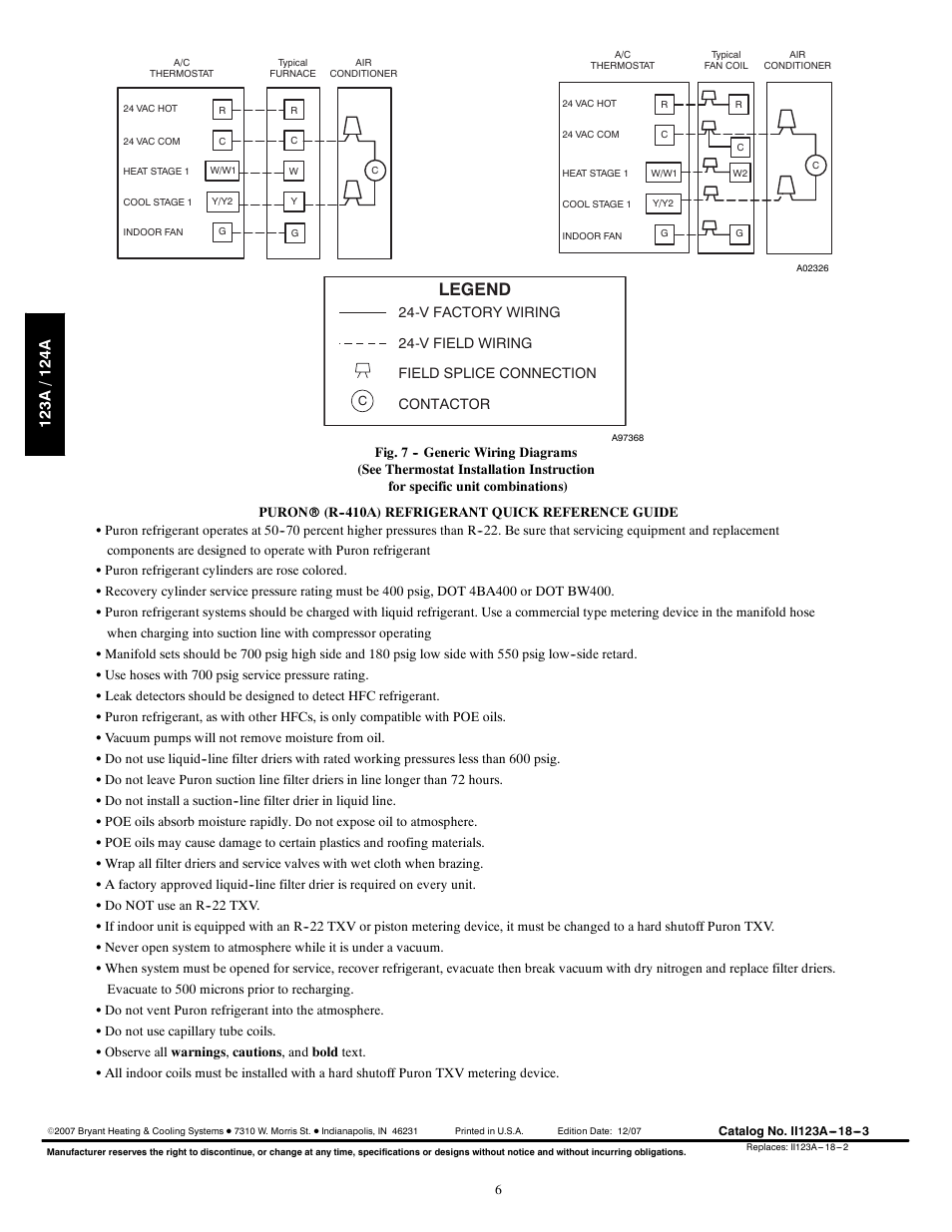 Legend | Bryant s 123A User Manual | Page 6 / 6