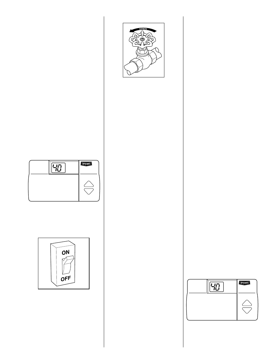 Steps for starting your furnace, Shutting down your furnace | Bryant 369RAN User Manual | Page 5 / 8