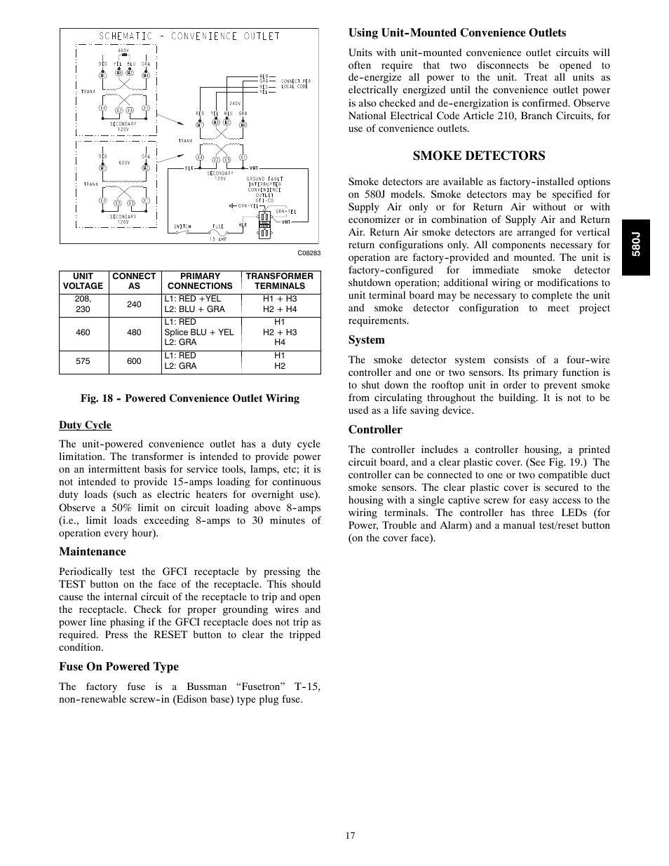 Smoke detectors | Bryant F User Manual | Page 17 / 85