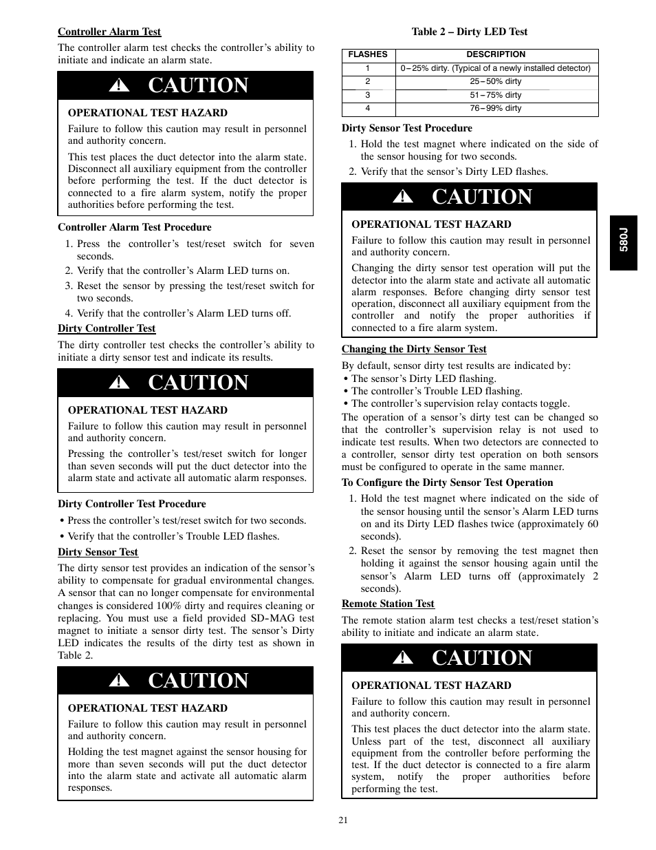 Caution | Bryant F User Manual | Page 21 / 85