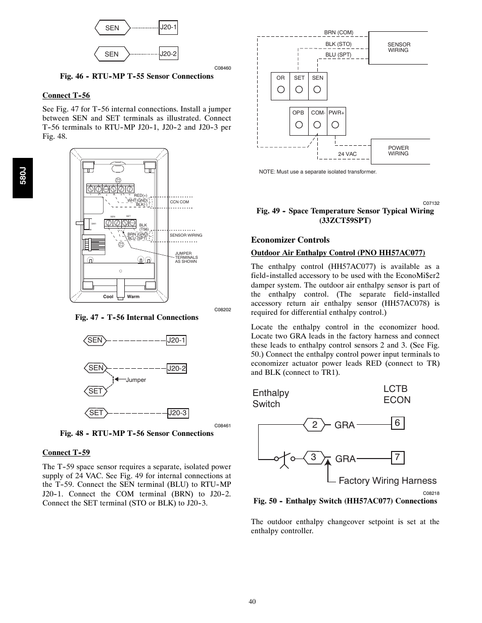 Economizer controls | Bryant F User Manual | Page 40 / 85