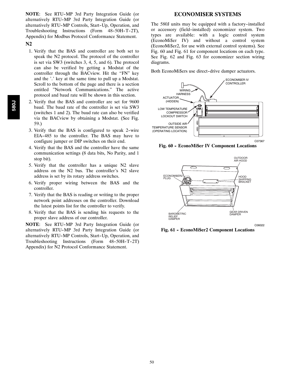 Economi$er systems | Bryant F User Manual | Page 50 / 85