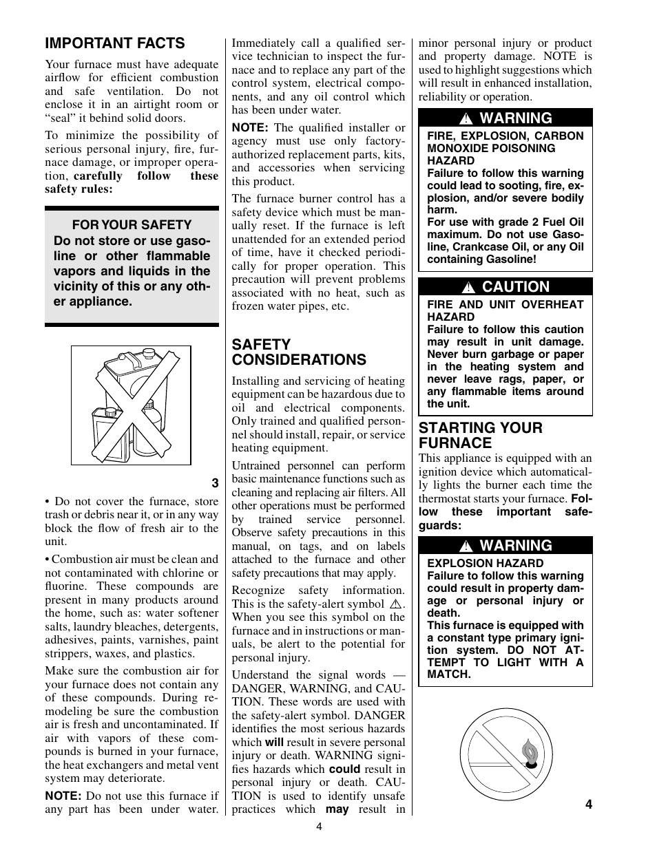 Bryant Oil 374RAN User Manual | Page 4 / 8