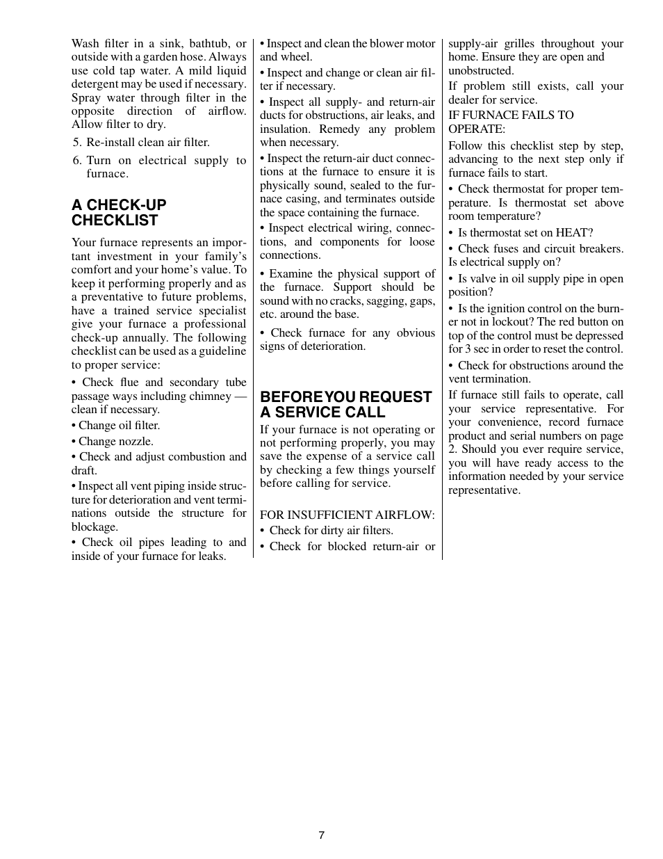 Bryant Oil 374RAN User Manual | Page 7 / 8