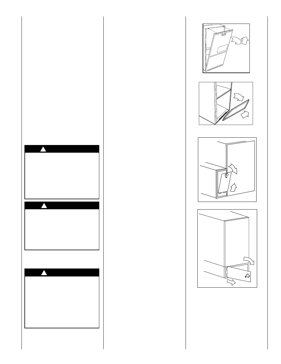 Warning, Caution | Bryant 352MAV User Manual | Page 7 / 12