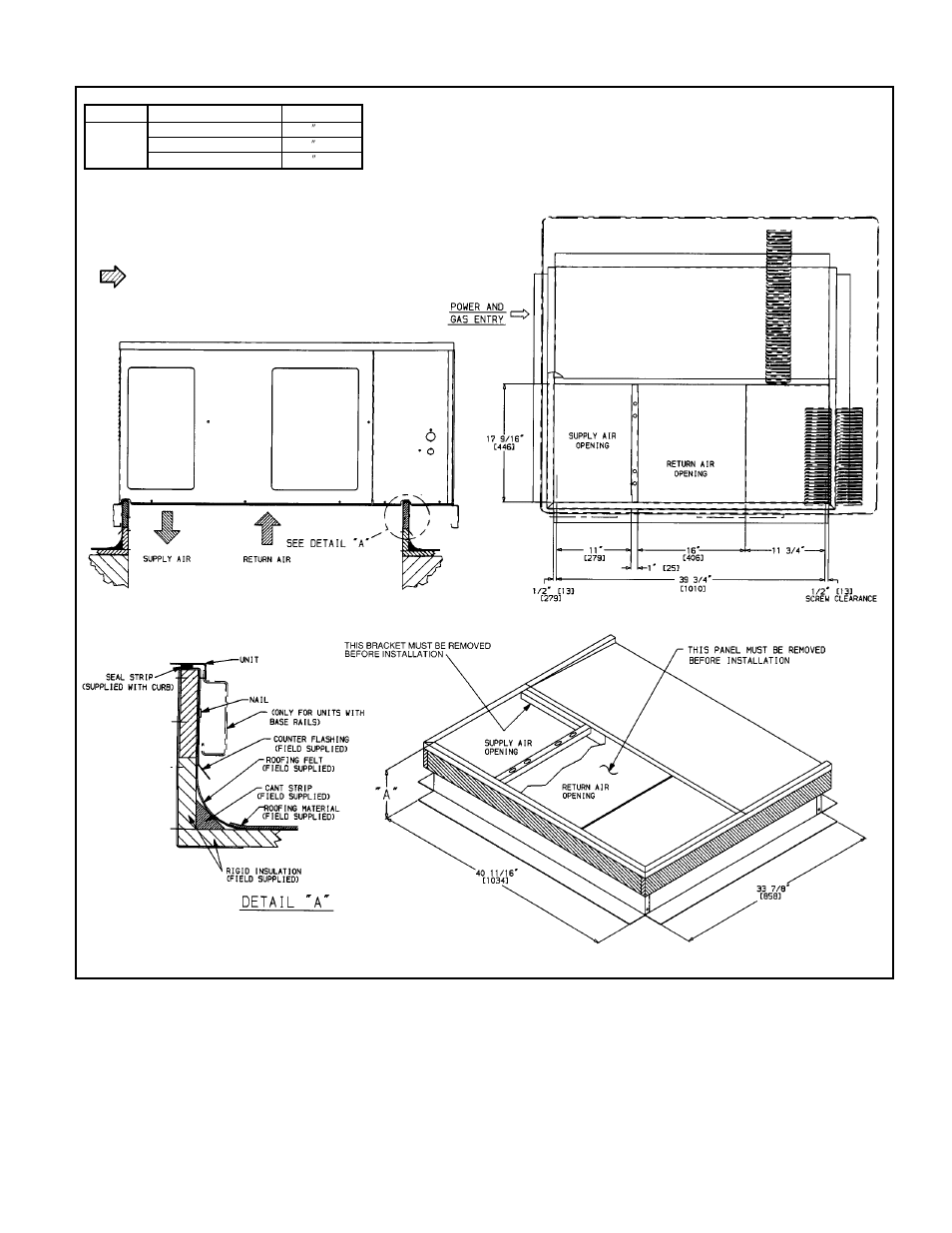 Dimensional drawings (cont) | Bryant 588A User Manual | Page 9 / 28