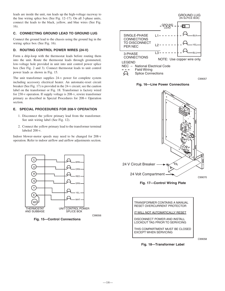 Bryant 3-PHASE 602A User Manual | Page 14 / 26