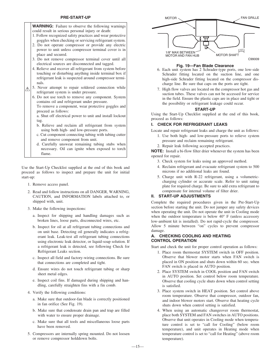 Bryant 3-PHASE 602A User Manual | Page 15 / 26