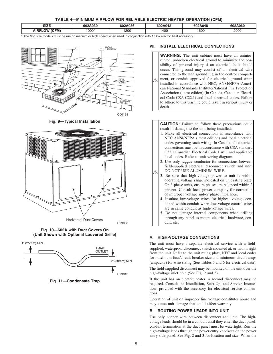 Bryant 3-PHASE 602A User Manual | Page 9 / 26