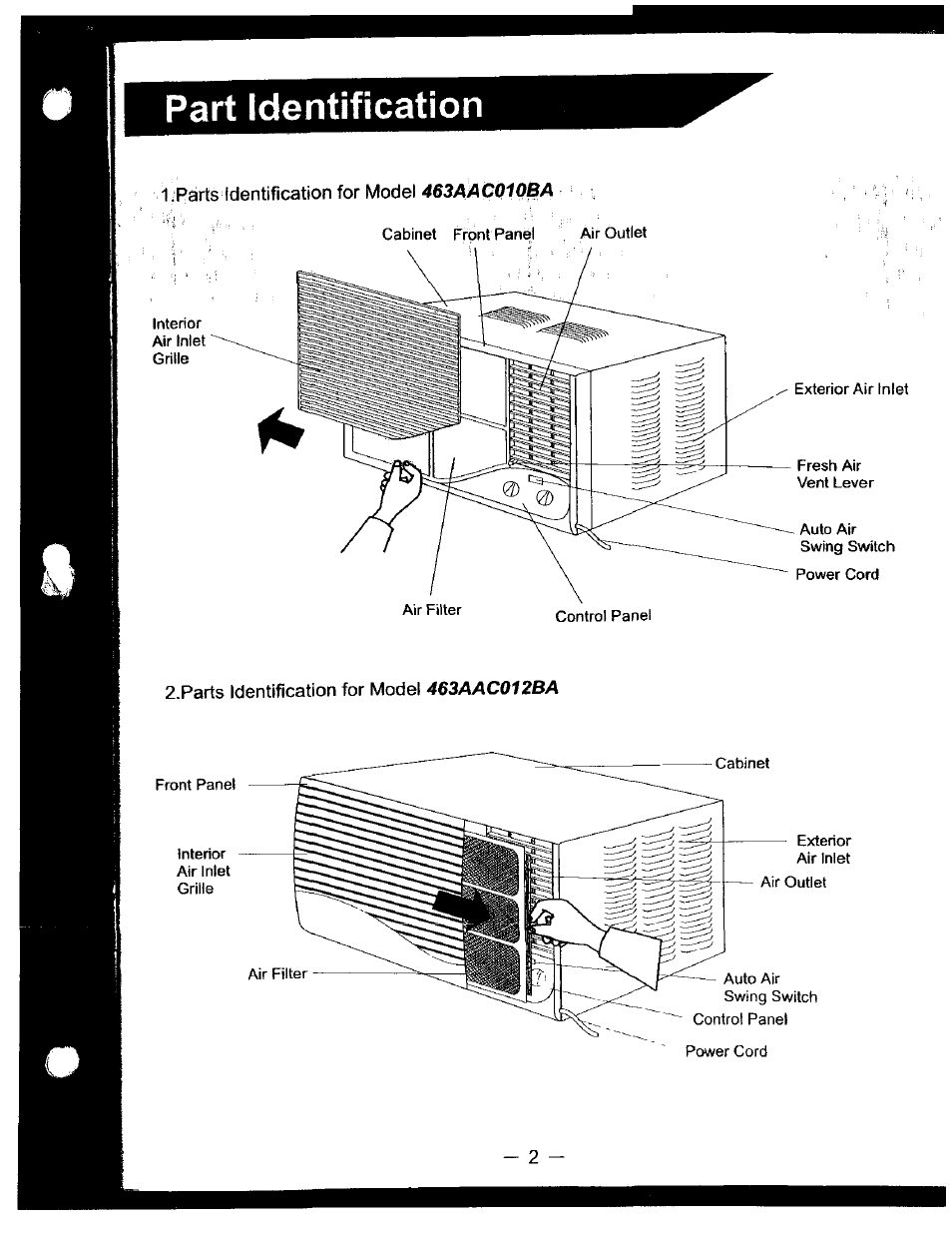Part identification | Bryant 463AAC012BA User Manual | Page 3 / 15