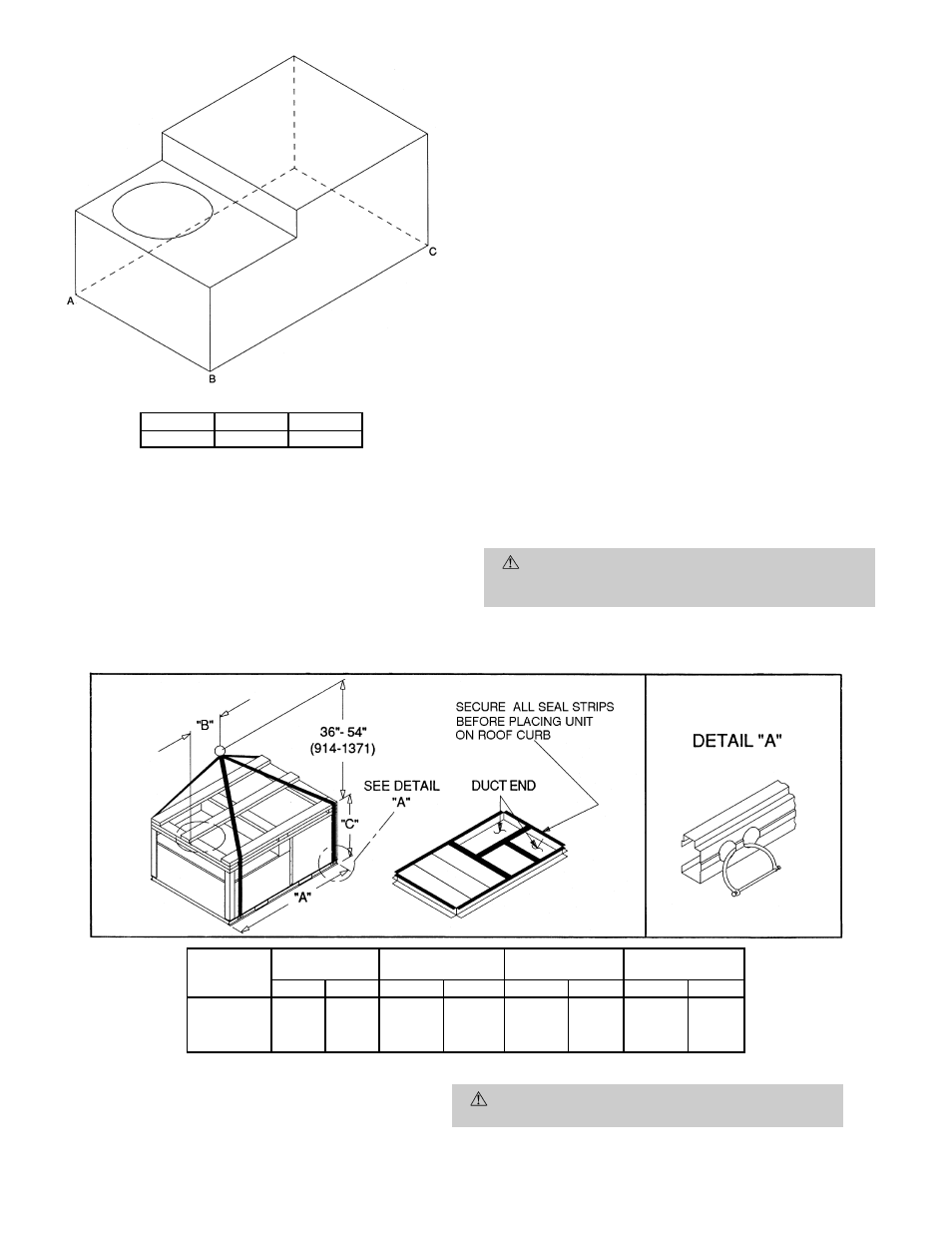 Bryant Single Package Rooftop Electric Heating/Electric Cooling Unit 558D User Manual | Page 6 / 40