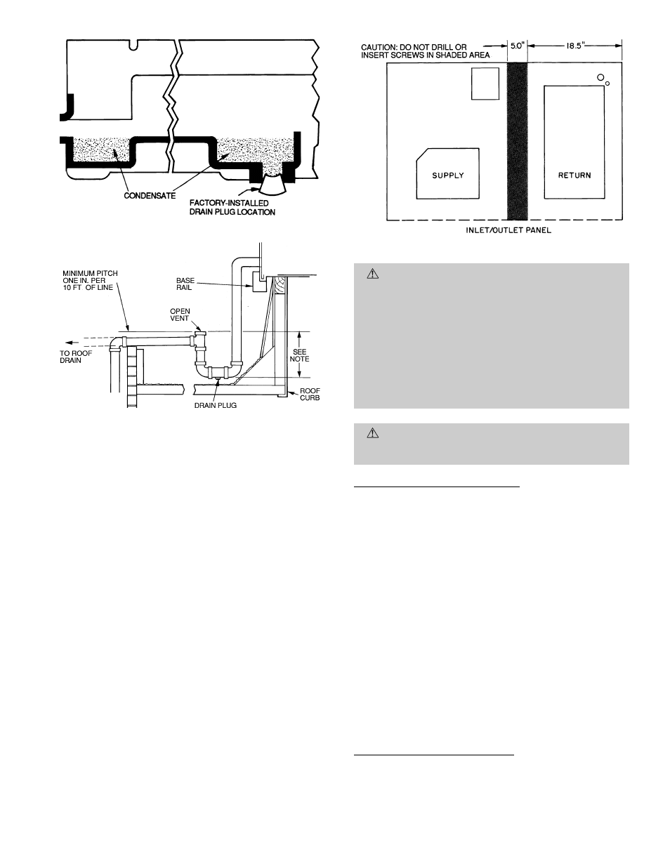 Bryant Single Package Rooftop Electric Heating/Electric Cooling Unit 558D User Manual | Page 7 / 40