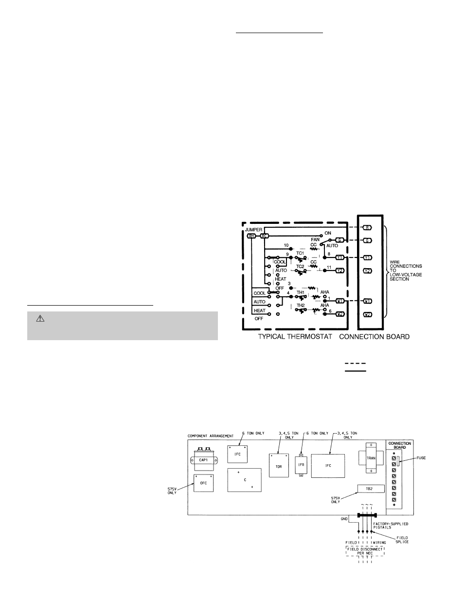 Bryant Single Package Rooftop Electric Heating/Electric Cooling Unit 558D User Manual | Page 8 / 40