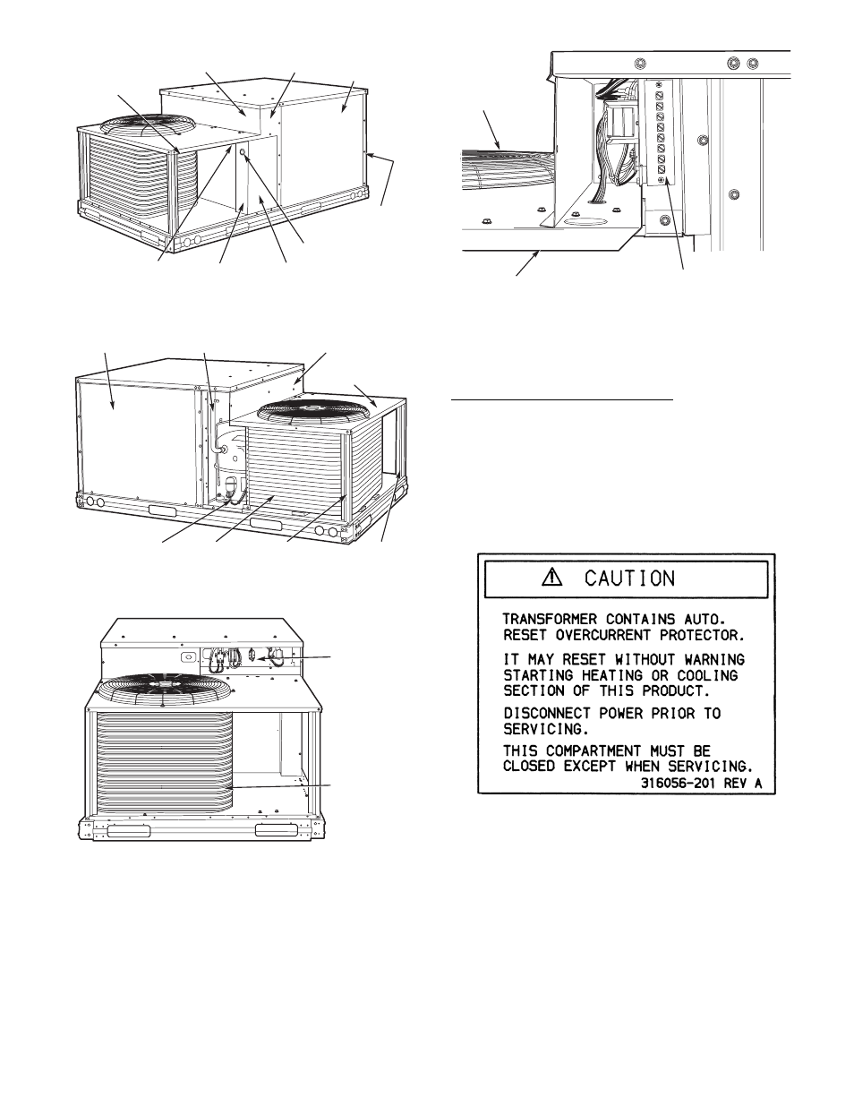 Fig. 12 — typical component location | Bryant Single Package Rooftop Electric Heating/Electric Cooling Unit 558D User Manual | Page 9 / 40