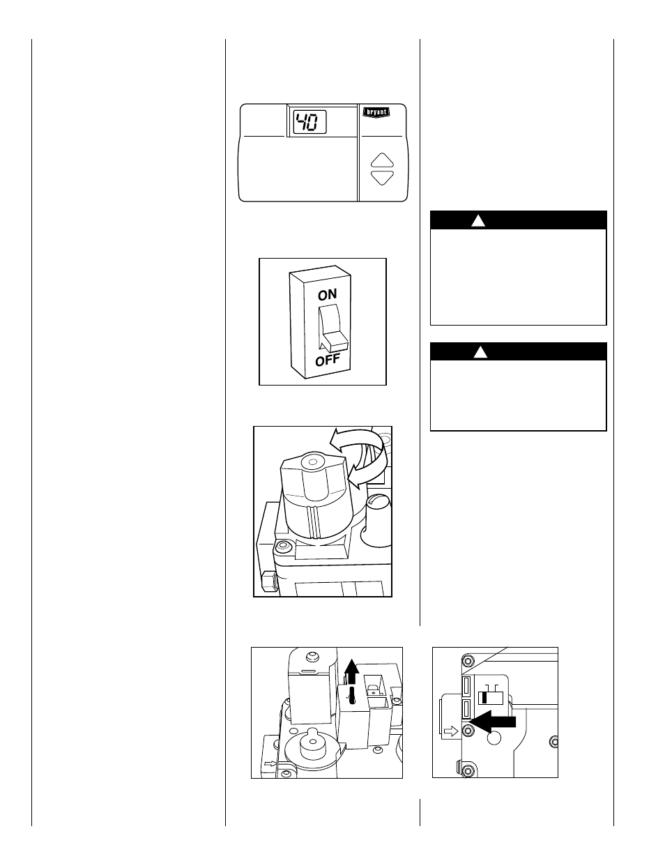 Shutting down your furnace, Performing routine maintenance, Filtering out trouble | Warning, Caution | Bryant 330AAV User Manual | Page 6 / 12