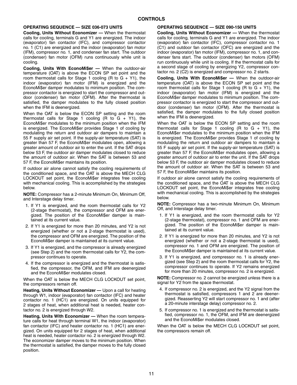 Bryant DURAPAC 551B User Manual | Page 11 / 170
