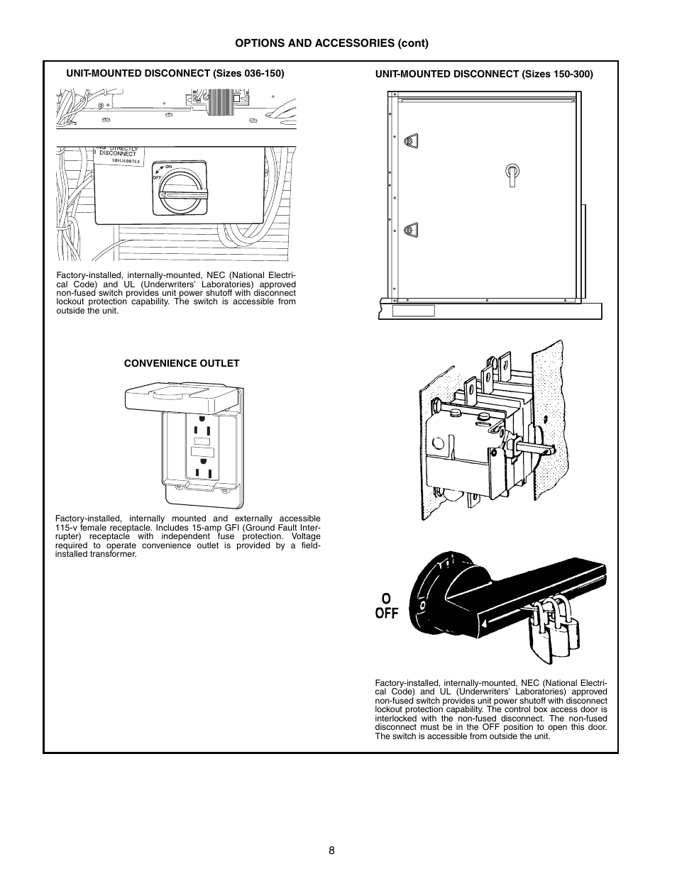 Bryant DURAPAC 551B User Manual | Page 8 / 170