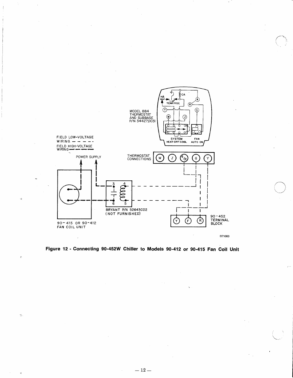Bryant 452W User Manual | Page 12 / 12