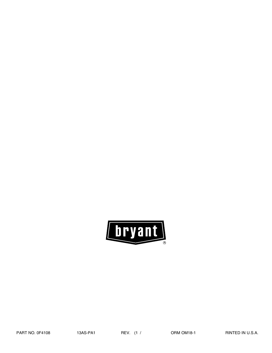 Bryant ASPAS1BBA012 User Manual | Page 24 / 24