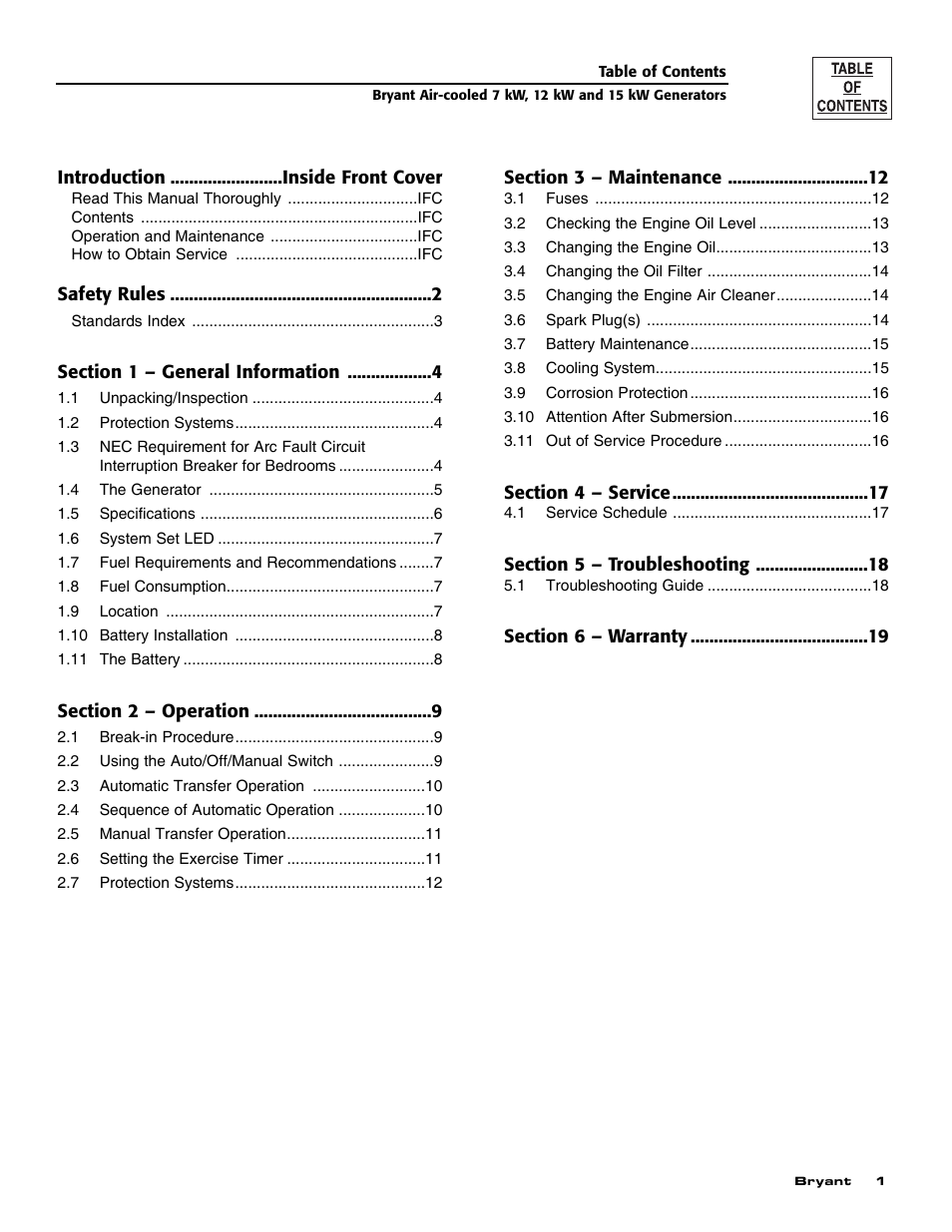 Bryant ASPAS1BBA012 User Manual | Page 3 / 24
