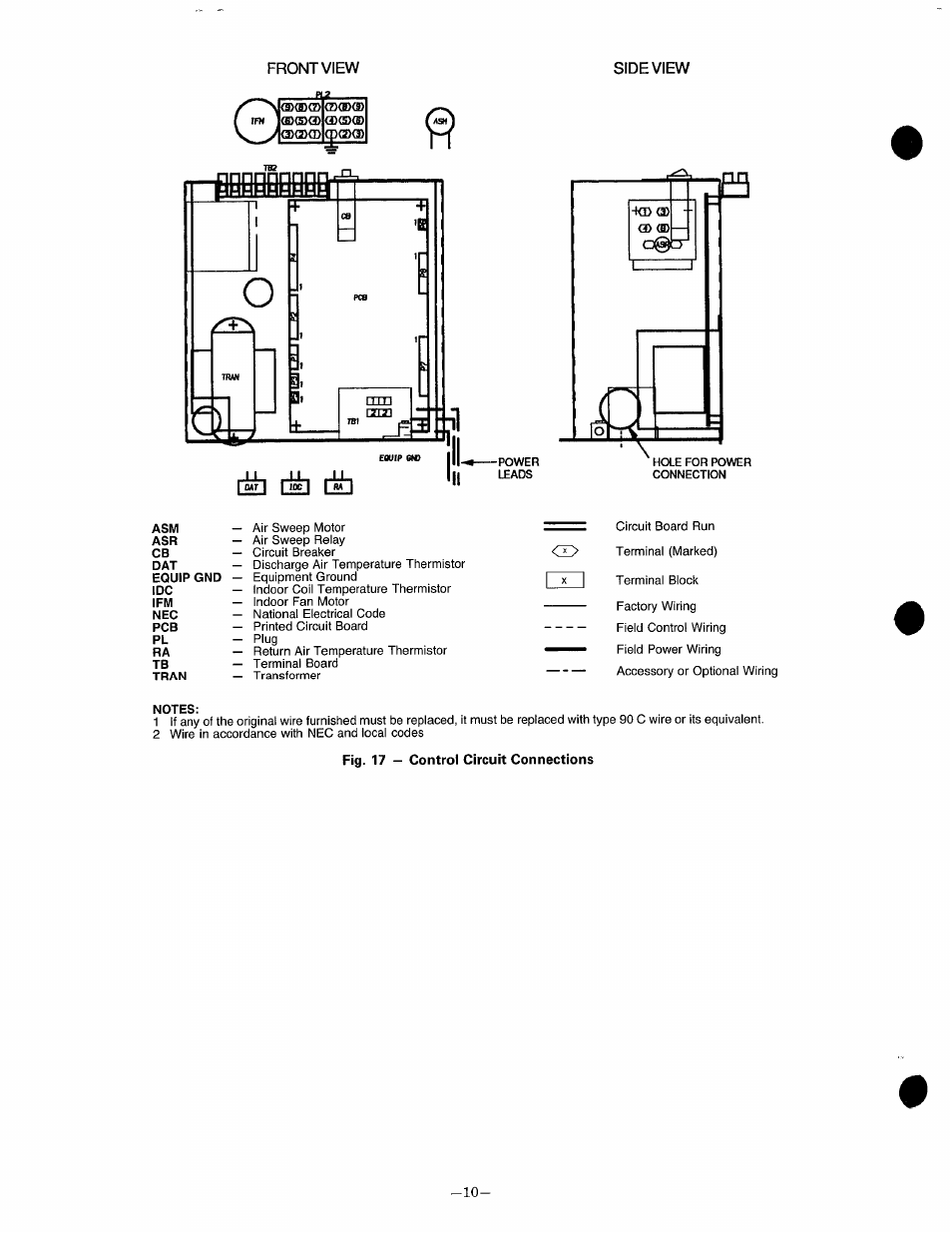 Front view, Gmhim 5, T 'b itili i?iat | Bryant PAYNE 619C User Manual | Page 10 / 17