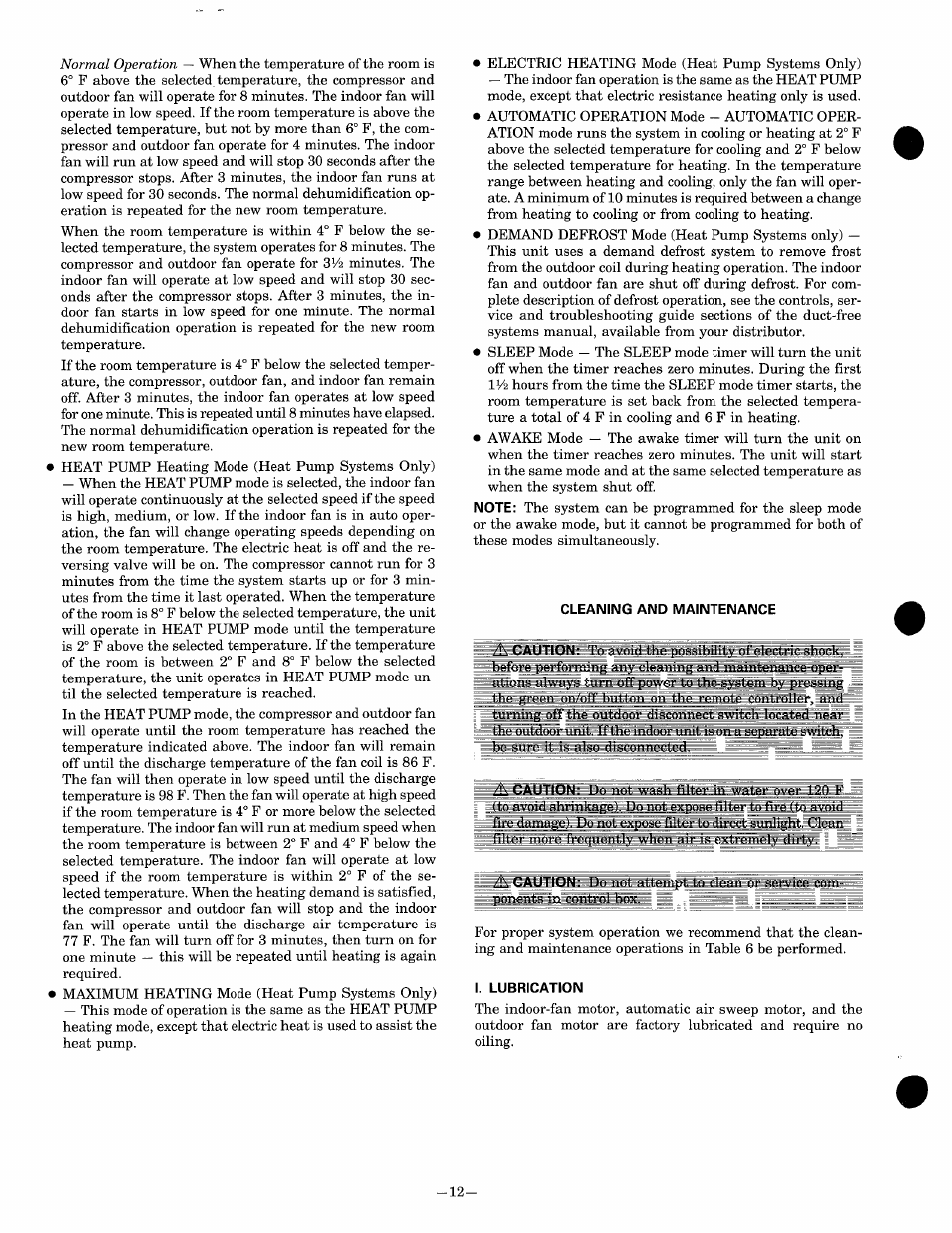 Bryant PAYNE 619C User Manual | Page 12 / 17