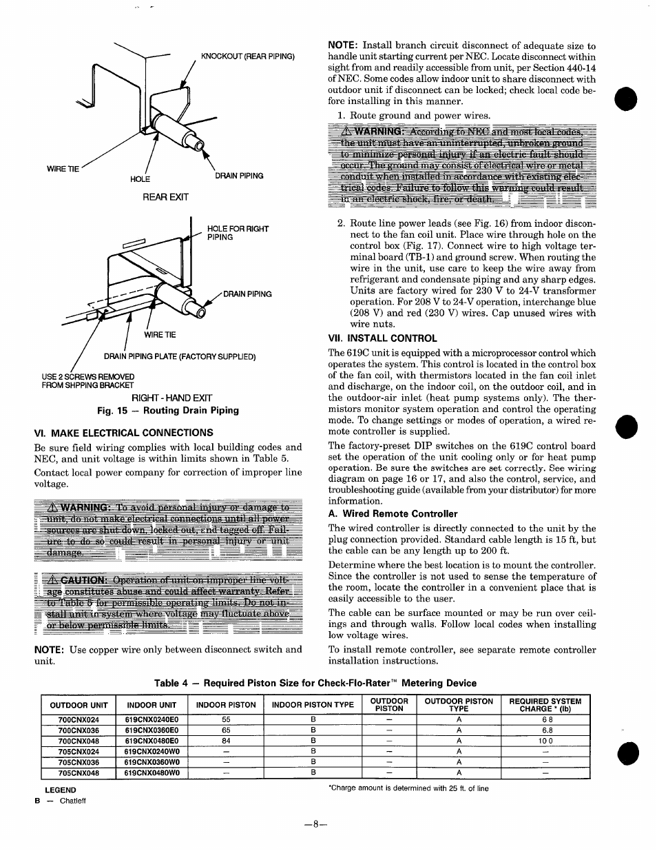 Bryant PAYNE 619C User Manual | Page 8 / 17