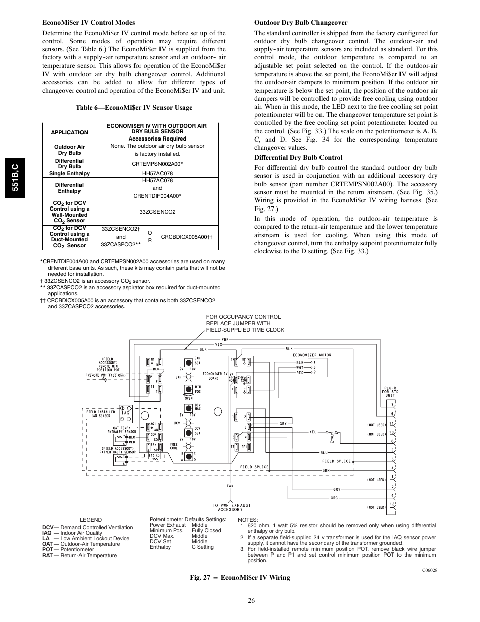 551b ,c | Bryant 551C User Manual | Page 26 / 61