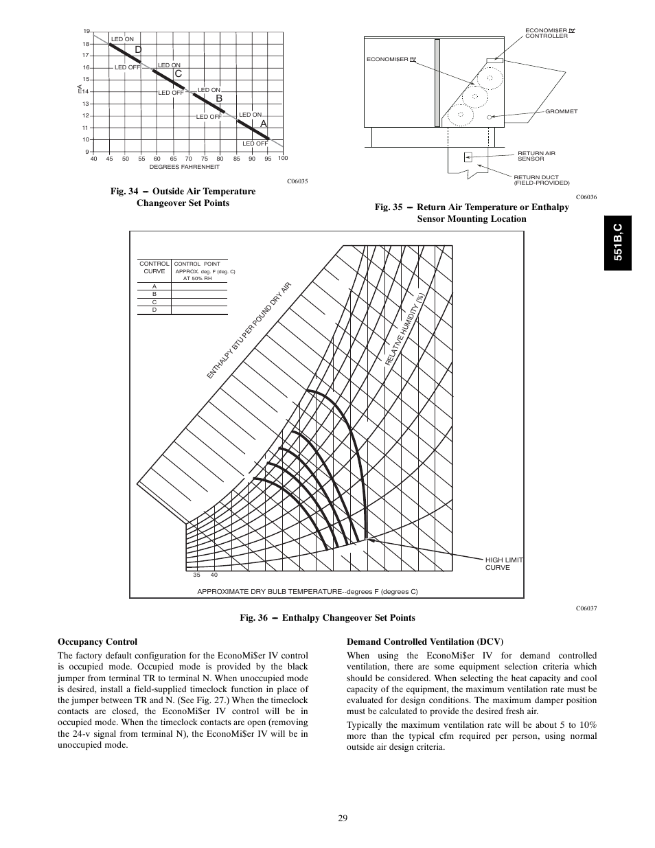 551b ,c, Dc b a | Bryant 551C User Manual | Page 29 / 61