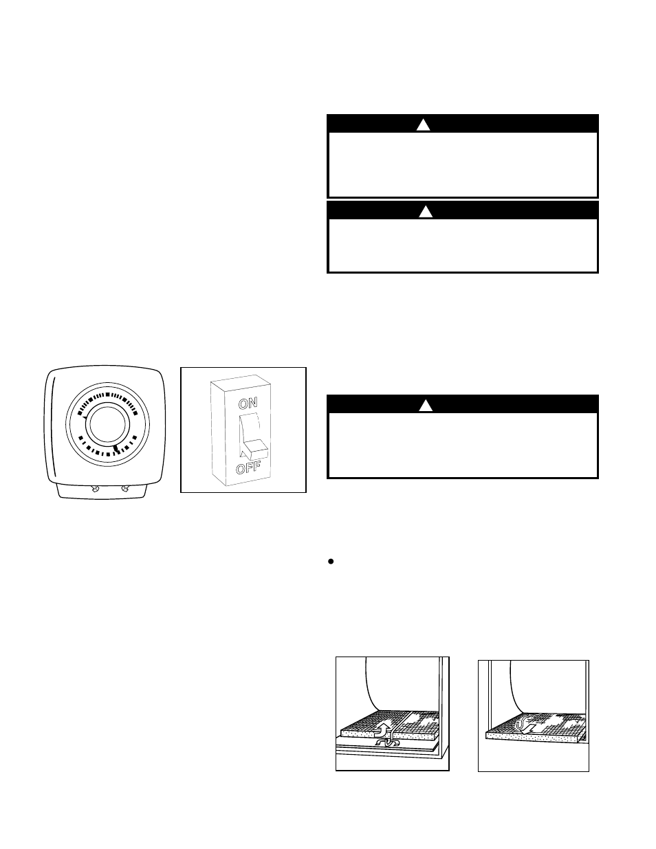 Warning, Caution, Shutting down your furnace | Performing routine maintenance, Filtering out trouble | Bryant 394HAD User Manual | Page 6 / 8